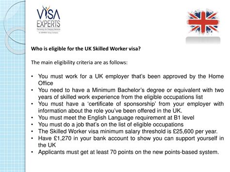 Ppt Uk Visa Guide What Is The Process To Apply For The Skilled