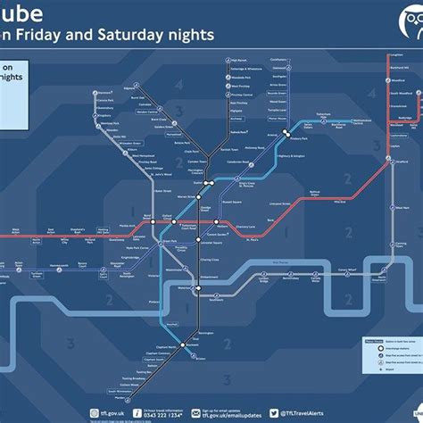 a blue subway map with red and yellow lines on it, including the train ...