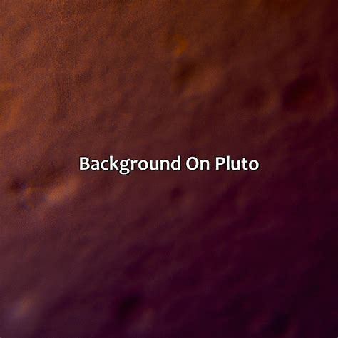 What Color Is Pluto - colorscombo.com