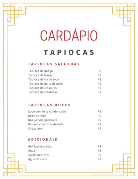 Cardapio Simples De Tapioca Para Editar Word Search Puzzle Words Beef