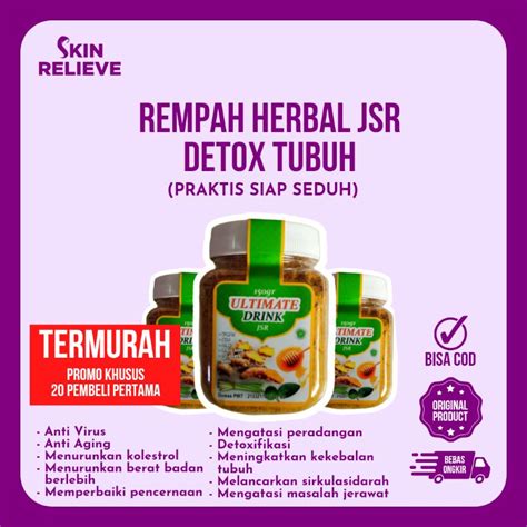 Jual COD REMPAH HERBAL JSR DETOX TUBUH PRAKTIS SIAP SEDUH TRAVEL