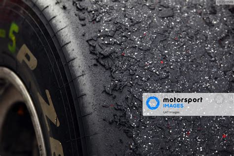 Sepang Kuala Lumpur Malaysia Th April Worn Tyres On The