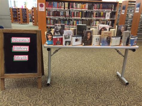 Womens History Month Display At Rockville Memorial Womens History