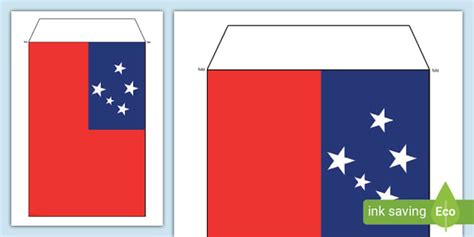 Samoan Flag Display Bunting (Teacher-Made) - Twinkl