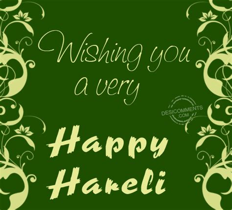 Wishing You A Very Happy Hareli - Desi Comments