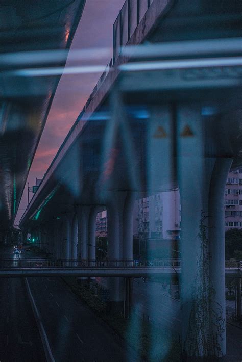 Bridge Road Speed City Dusk HD Phone Wallpaper Peakpx