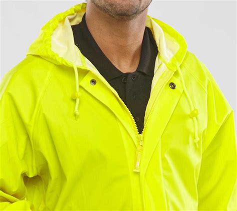 Super B Dri Waterproof Coverall With Hood Hi Vis Yellow Sbdcsy Ppe Stores