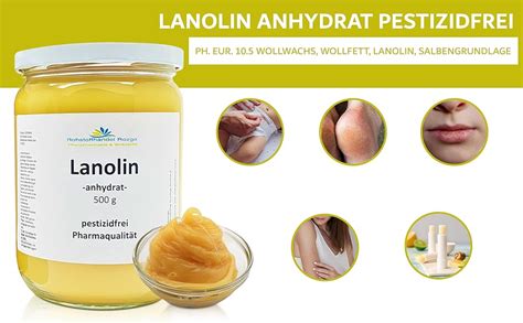 Lanolin Anhydrat Pestizidfrei Ph Eur Wollwachs Wollfett Lanea