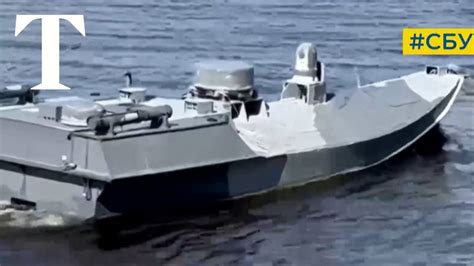 Ukraine Releases Video Of New Sea Baby Drone Youtube