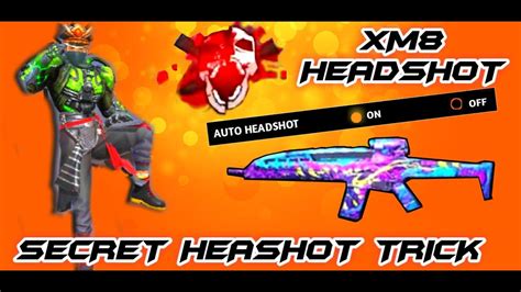 Xm8 Auto Headshot Trick Xm8 Drag Headshot Secret Setting Free Fire