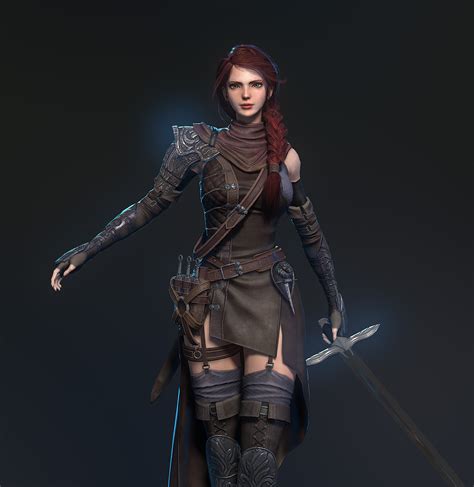 Artstation Assassin Girl