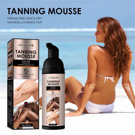 Self Tanning Mousse Spray Fast Body Lotion Cream Sunbathing Body Black Bronze Body Skin Black