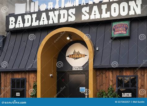 Badlands Saloon Commercial Center Las Vegas Nevada Editorial Photography Image Of Nevada