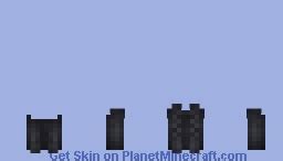 Pieces - Boots (Black) Minecraft Skin