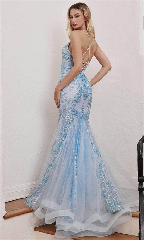 Ladivine Cc2279 Embellished Mermaid Classic Prom Dress Couture Candy