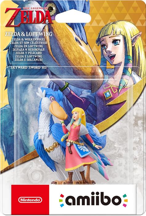 Amiibo The Legend Of Zelda Skyward Sword Zelda And Loftwing Amazon