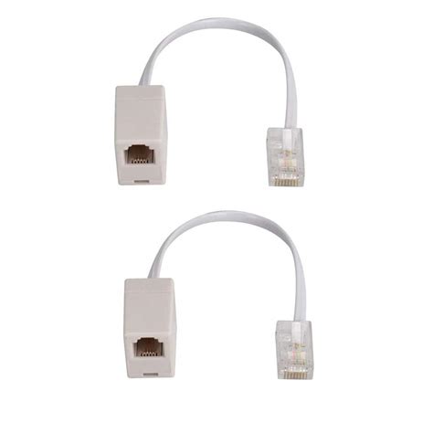 Rj45 To Rj11 Converter Adapter Rj45 8p8c Male To Rj11 6p4c Female