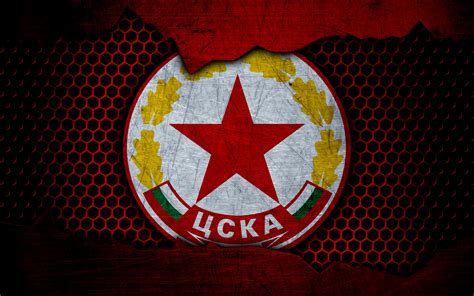 Download Wallpapers Cska Sofia 4k Logo Parva Liga Soccer Football