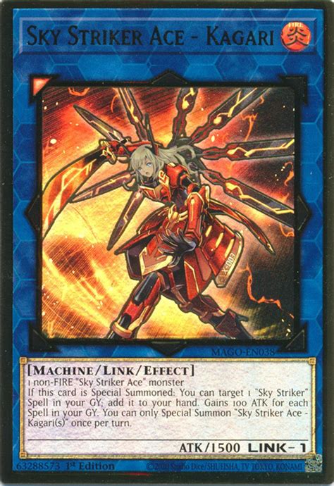 DUOV EN060 Sky Striker Ace Kagari Yu Gi Oh