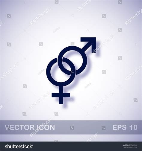 Male Female Sex Symbol Vector Icon Stock Vector Royalty Free