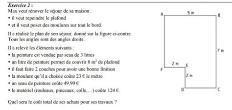 Bonjour Je Sujs En Eme Ma Mati Re Est Les Maths J Ai Un Exercice A