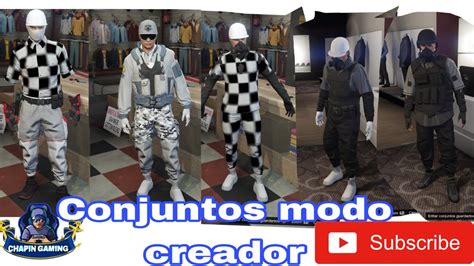 Nuevo Top Conjuntos Modeados Modo Creador 🔥segunda Parte🔥how To Get Multiple Modded Outfits Gta