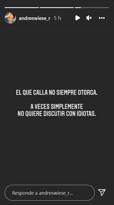 Andrés Wiese Y Su Indirecta A Rodrigo González Tras Ampay Con Janick