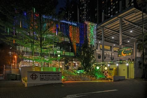 Telok Blangah Community Club Decorations Lighted Up For Th Flickr