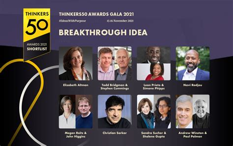 Announcing The Thinkers50 2021 Breakthrough Idea Award Shortlist