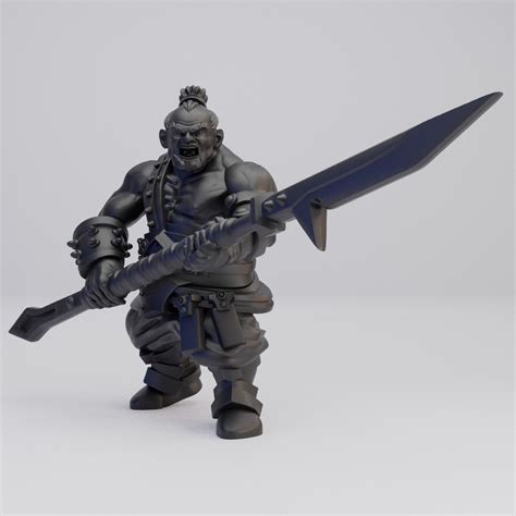 Hot Goblin 屈強なドワーフ槍 ミニチュア ホットゴブリン 戦闘