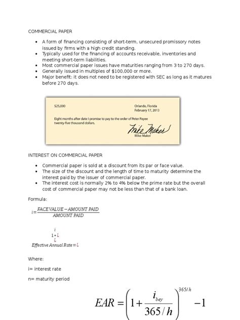 Commercial Paper Pdf