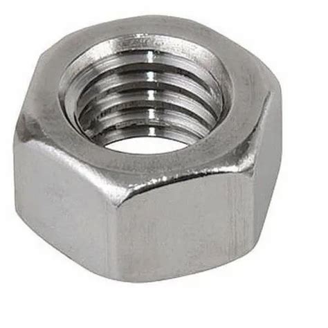 Polished Hexagonal Mm Ss Hex Nut For Hardware Fitting Size Inch