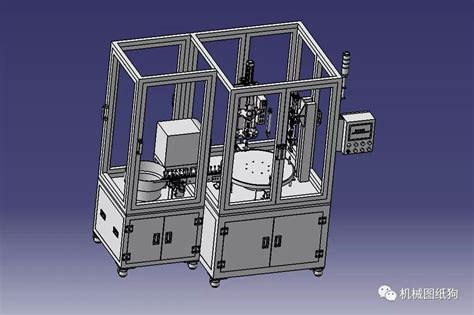 【非标数模 自动送料锁螺丝机总装3d模型图纸 Step格式 知乎