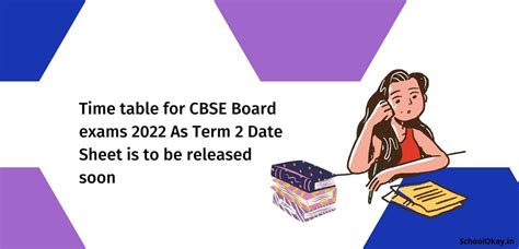 Time Table For Cbse Board Exams 2022 As Term 2 Date Sheet Is To Be Released Soon For Class 10th