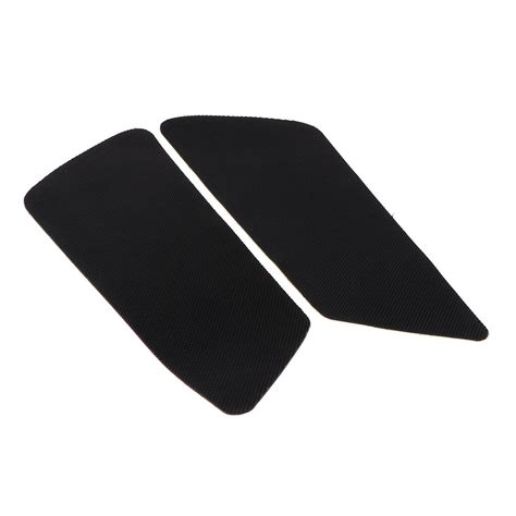 Black Motorcycle Rubber Tank Traction Pad Side Gas Grandado