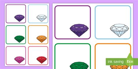 Gemstone Themed Editable Peg Labels Teacher Made