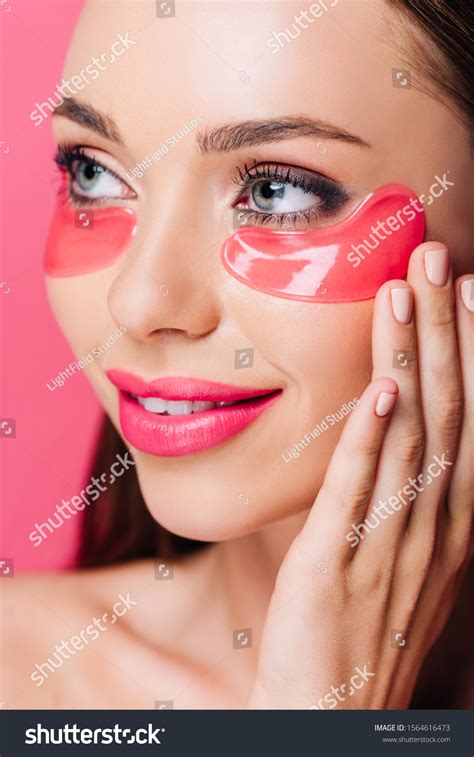 Smiling Naked Beautiful Woman Eye Patch Stock Photo Shutterstock