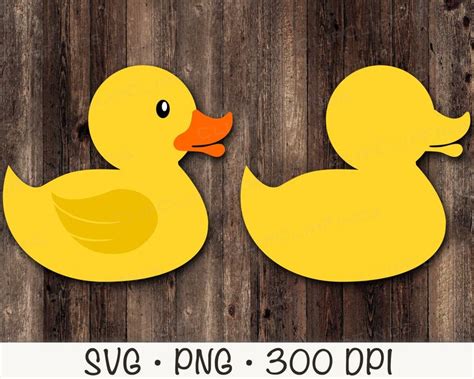 Rubber Duck Ducky Svg Vector Cut File And Png Transparent Background