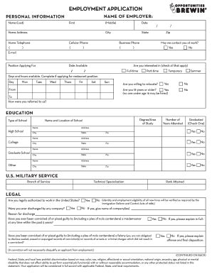 Printable Burger King Job Application Form Templates Fillable