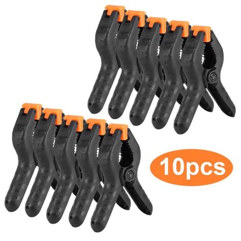 10Pcs/Set A Type Woodworking Spring Clamps Multifunctional Plastic ...