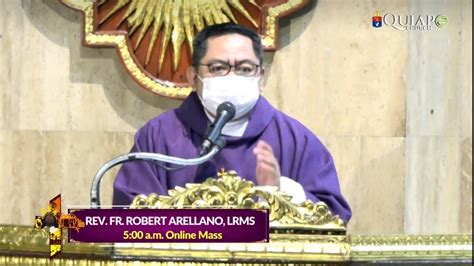 LIVE TV MASS TODAY At QUIAPO CHURCH THURSDAY 09 MARCH 2023 5 00 Am