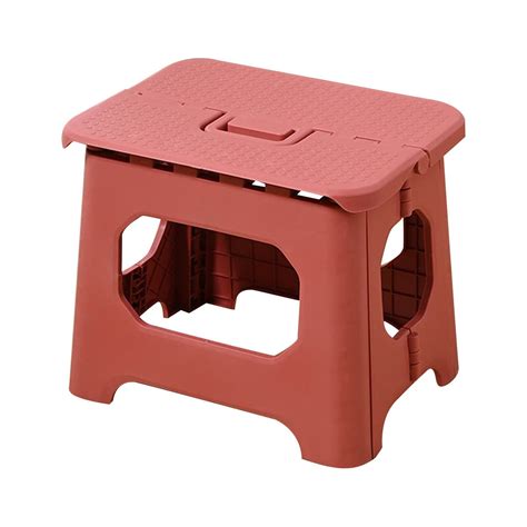 Shichewer Folding Step Stool Sturdy Plastic Foldable Step