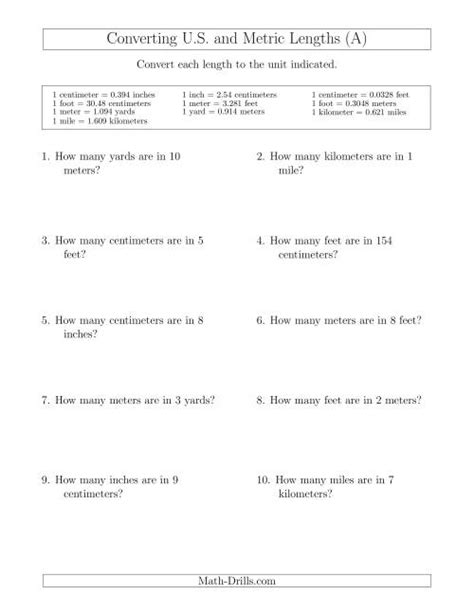 43 Converting Metric Units Worksheet With Answers Worksheet For Fun