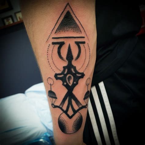 Tzeentch Symbol Tattoo