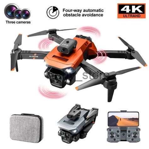 Simulators NEW K6 MAX Mini Drone 4K Profesional With ESC Three HD