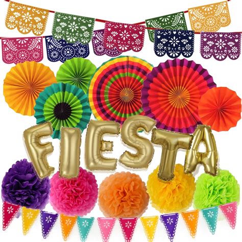 Amazon Emuya Mexican Fiesta Party Decorations Cinco De Mayo 6