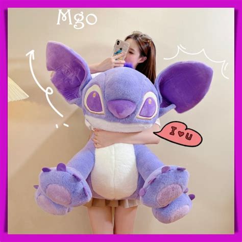 Gấu Bông Stitch Tím Pastel Hot Hit Siêu Xinh Thú Nhồi Bông Trang Trí Phòng Bé GB Shopee