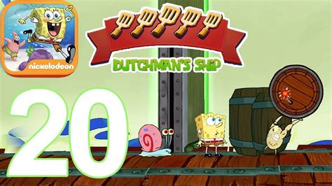 Spongebob Patty Pursuit Golden Spatulas Dutchman S Ship Gameplay