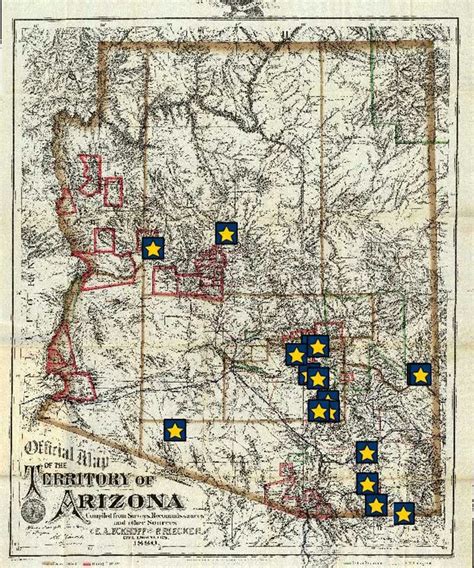 Map Of Ghost Towns In Az Printable Templates Free