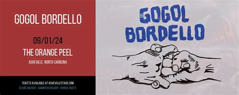 Gogol Bordello Tickets 1st September The Orange Peel The Orange Peel